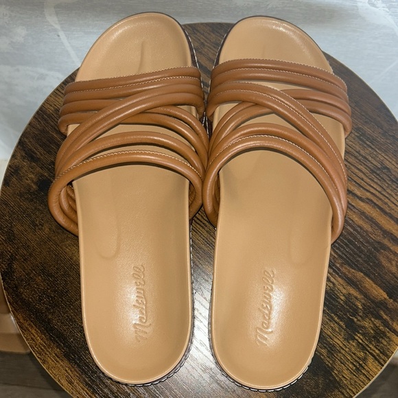 Madewell The Charley Strappy Sandal Brown Size 8 - Picture 5 of 6